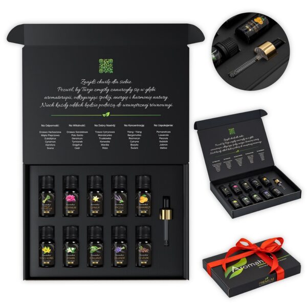 Zdrowotny Zestaw Dla Niej - 10 Olejków Premium