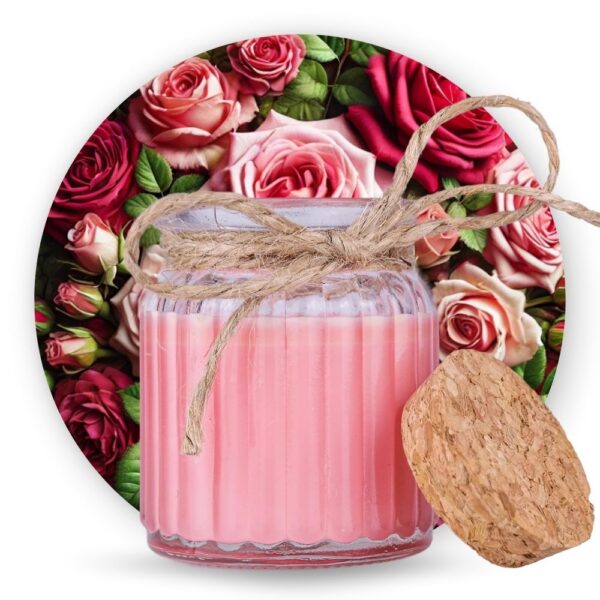 Zapachowa Świeca Sojowa - Róża Północy