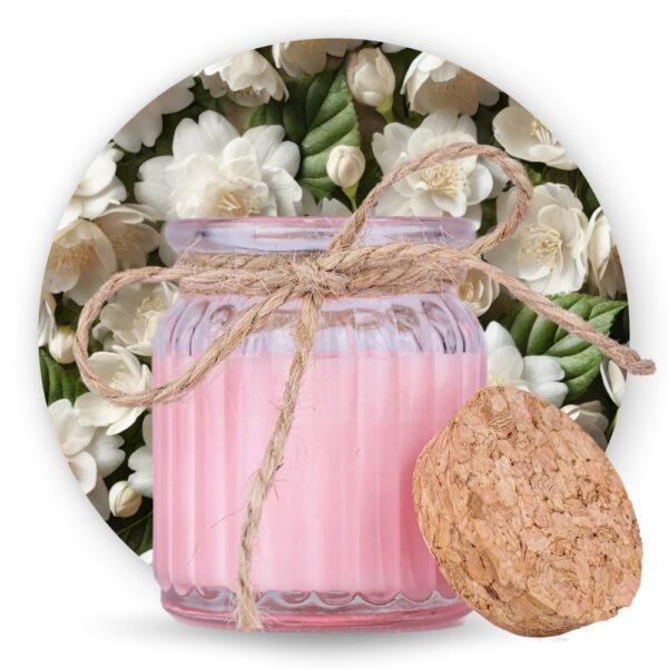 Zapachowa Świeca Sojowa - Jaśminowa Błogość