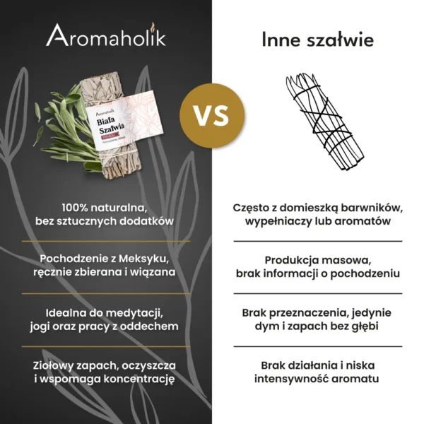 Biała Szałwia (Pęczek 13cm) Do Medytacji