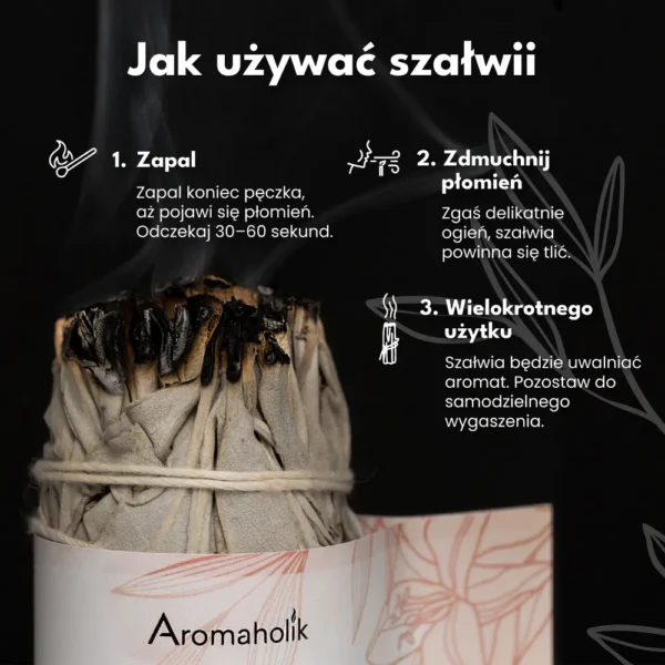Biała Szałwia (Pęczek 13cm) Do Medytacji