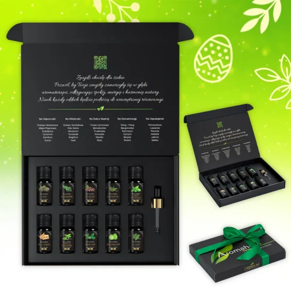 Zdrowotny Zestaw Dla Niego - 10 Olejków Premium