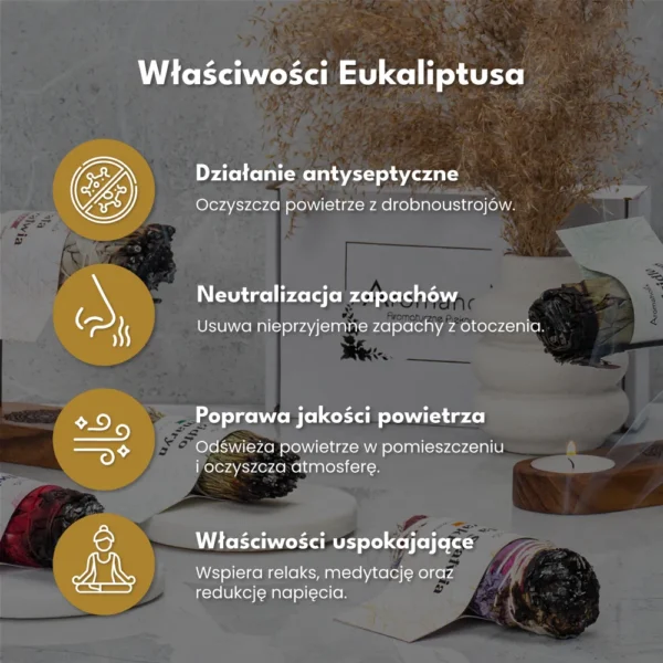 Szałwia Eukaliptusowa (Pęczek 11cm) Do Medytacji