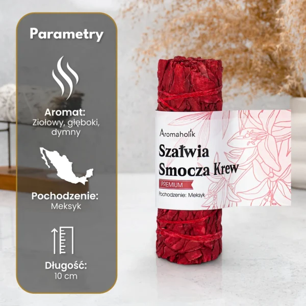 Szałwia Smocza Krew (Pęczek 13cm) Do Medytacji