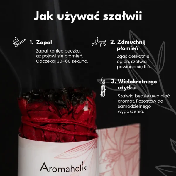 Szałwia Smocza Krew (Pęczek 13cm) Do Medytacji