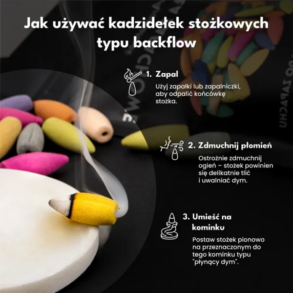 Kadzidełka Bursztyn Bałtycki 30szt.
