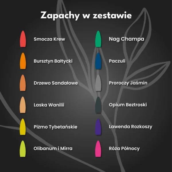 Kadzidełka Mix Zapachowy 60szt.