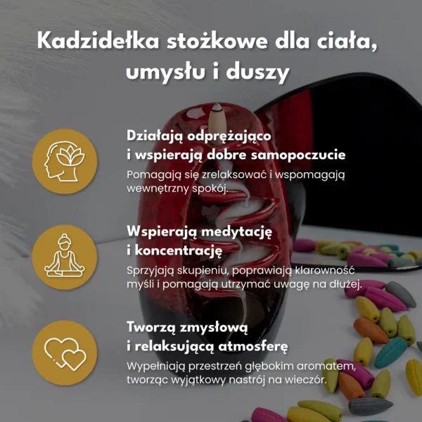 Kadzidełka Mix Kwiatowy 50szt.