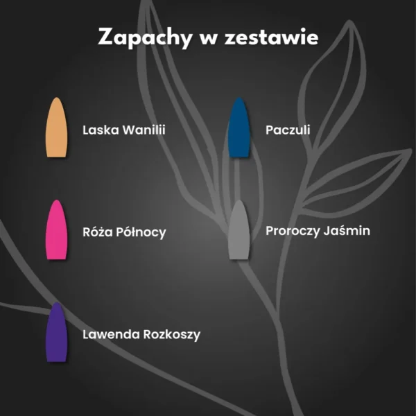 Kadzidełka Mix Kwiatowy 50szt.