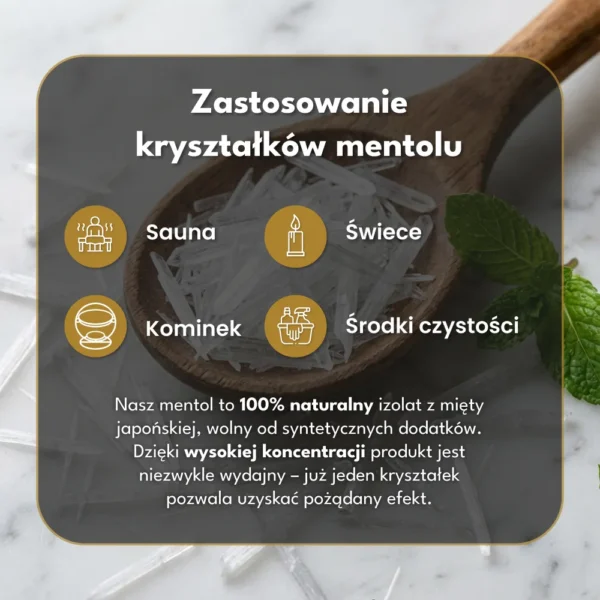 Mentol Krystaliczny Do Dyfuzora 40g