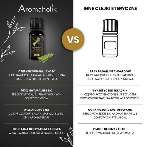 Olejek z Trawy Cytrynowej Do Sauny