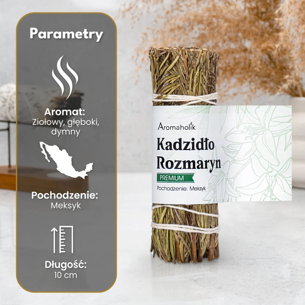 Kadzidło z Rozmarynu (Pęczek 10cm) Do Medytacji