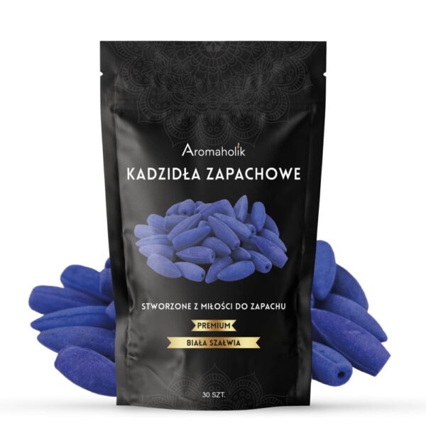 Kadzidełka Biała Szałwia 30szt.