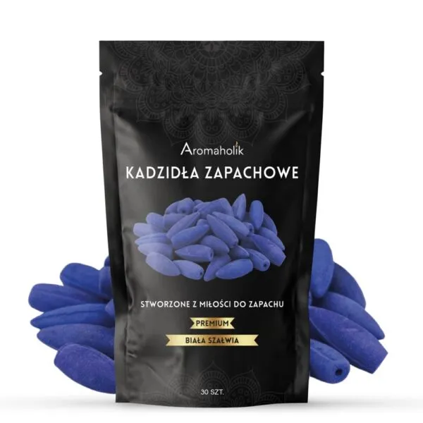 Kadzidełka Biała Szałwia 30szt.