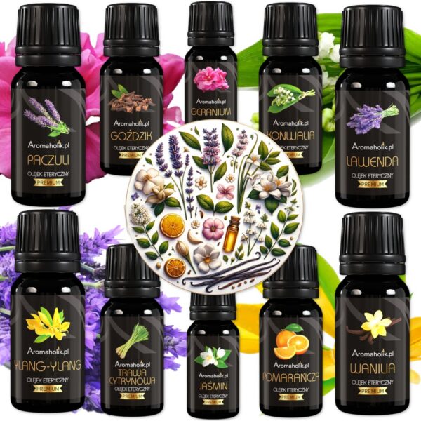 Zestaw Damski - 10 Olejków Eterycznych