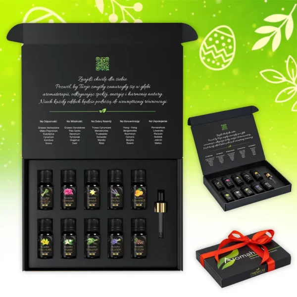 Zdrowotny Zestaw Dla Niej - 10 Olejków Premium
