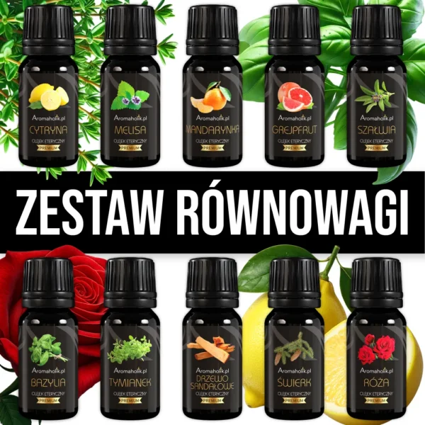 Zestaw Równowagi - 10 Olejków Eterycznych
