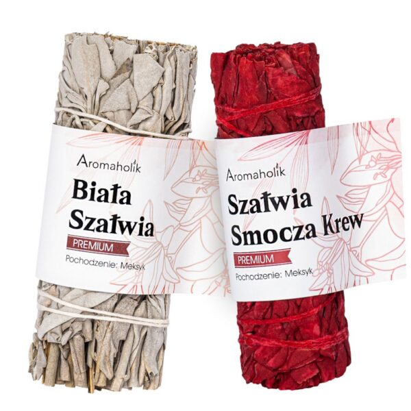 Biała Szałwia + Szałwia Smocza Krew