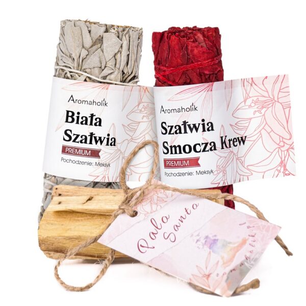 Zestaw Rytualny Szałwii i Palo Santo