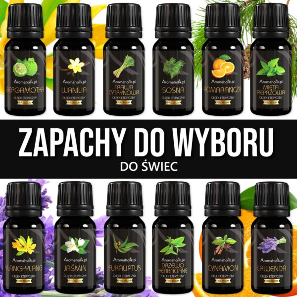 Naturalne Olejki Eteryczne Aromaholik DO ŚWIEC