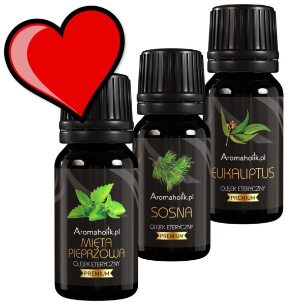 Zestaw Zdrowotny - Sosna, Eukaliptus, Mięta pieprzowa