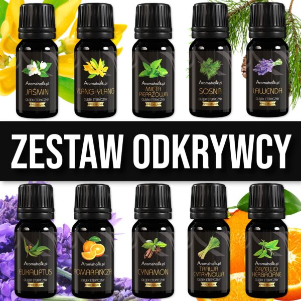 Zestaw Odkrywcy - 10 Olejków Eterycznych