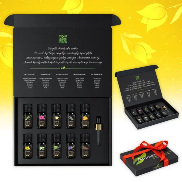 Zdrowotny Zestaw Dla Niej - 10 Olejków Premium